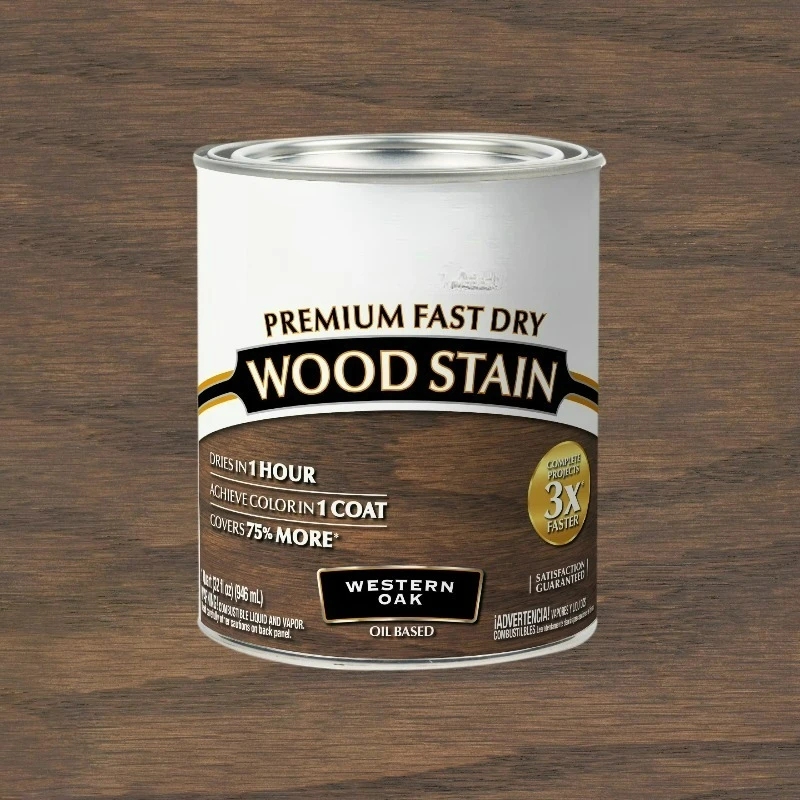 

Western Oak, Premium Fast Dry Wood Stain-370719, 32 fl oz