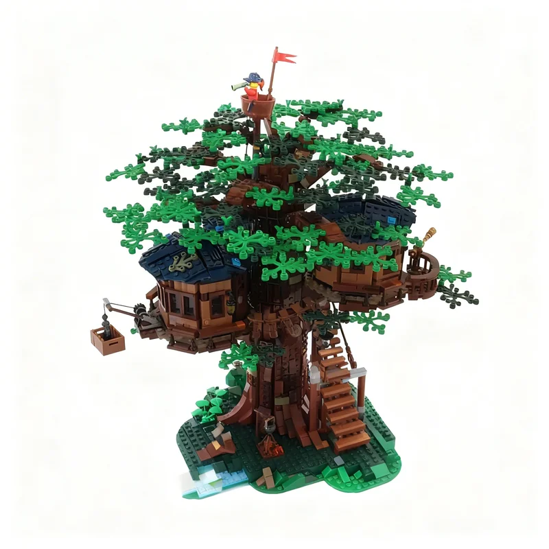 3188pcs MOC Ideas And CUUSOO Lakeside Tree House Model Toy Building Blocks Architecture Christmas Gift Assemble Birthday DIY