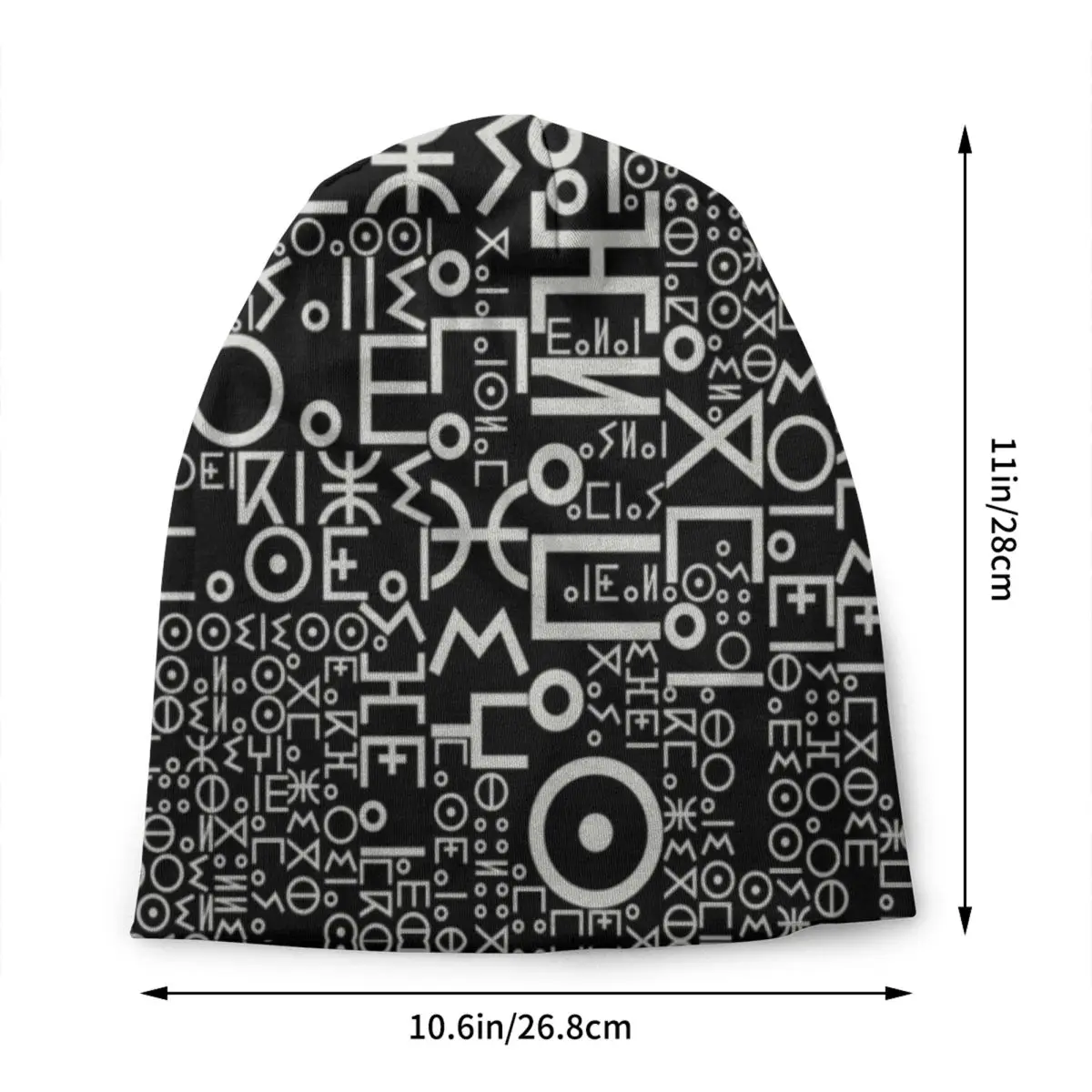 Imazighen World Flag Amazigh Alphabet Tifinagh Skullies Beanies Caps Men Women Outdoor Winter Warm Knit Hat Adult Bonnet Hats