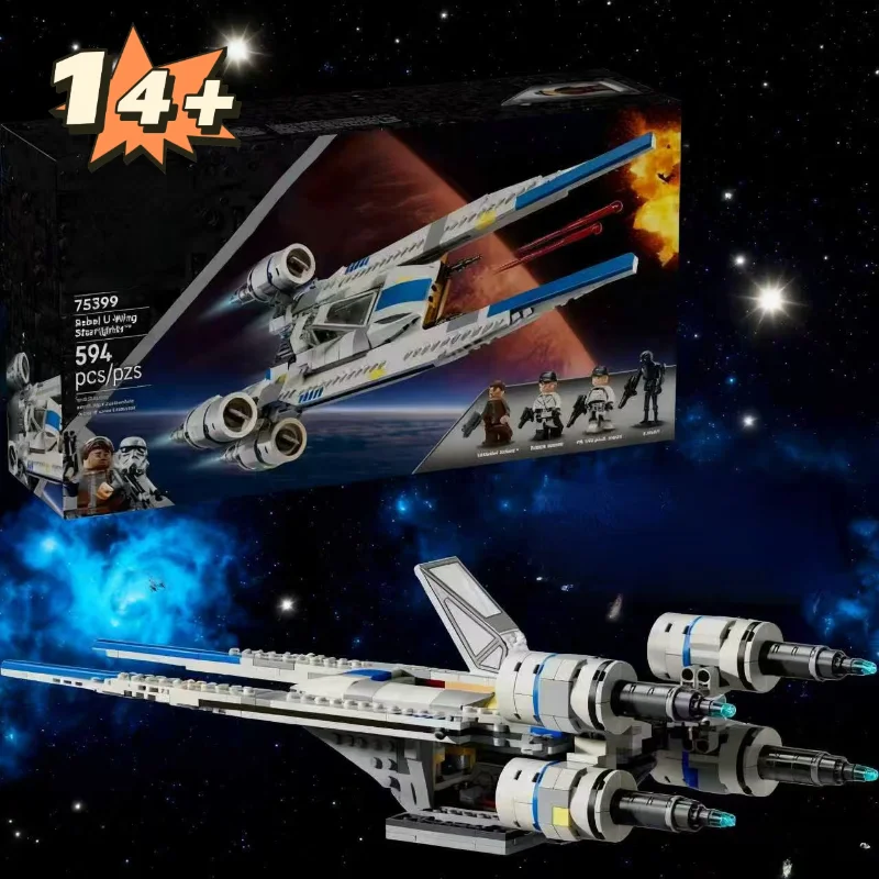 Disney 594 pièces FIT 75399 Jyn's Ship Rogue One Premium vaisseau spatial blocs de construction modèle briques jouets enfants anniversaire cadeaux de noël