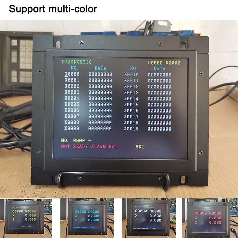 Imagem -02 - Substituição Industrial do Monitor do Lcd para a Exposição do Crt de Fanuc A61l0001-0093 A61l-0001-0095 d9 Mm11a 11b Kf-m7099h 9