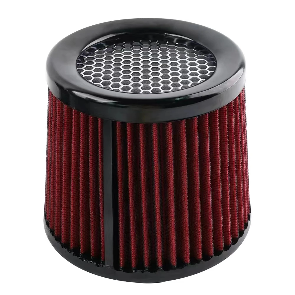 76MMHigh Flow Cold Cone Air Intake Filter 2.5\'\' 3\'\' Universal Car Air Filter Modification for Racing Sport Car  3 Inch