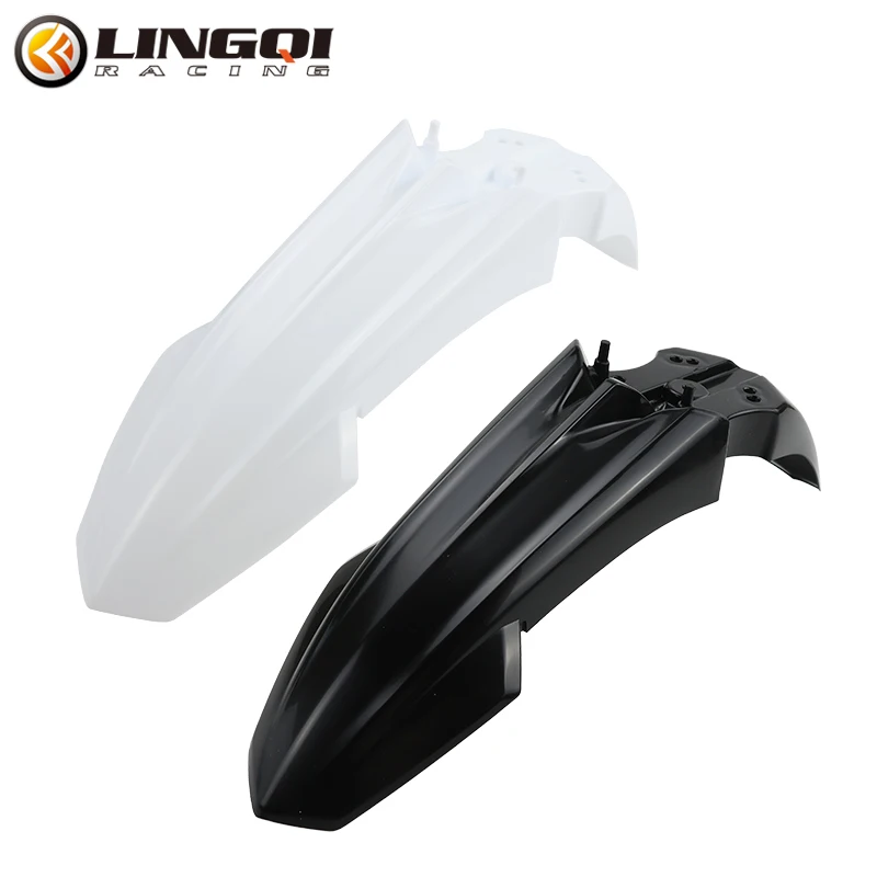 LINGQI سباق الدراجات النارية الجبهة الحاجز قطعة من نسيج الحرس البلاستيك غطاء الجسم حماية ل الصينية YH50 الترابية دراجة الطرق غير الممهدة موتوكروس