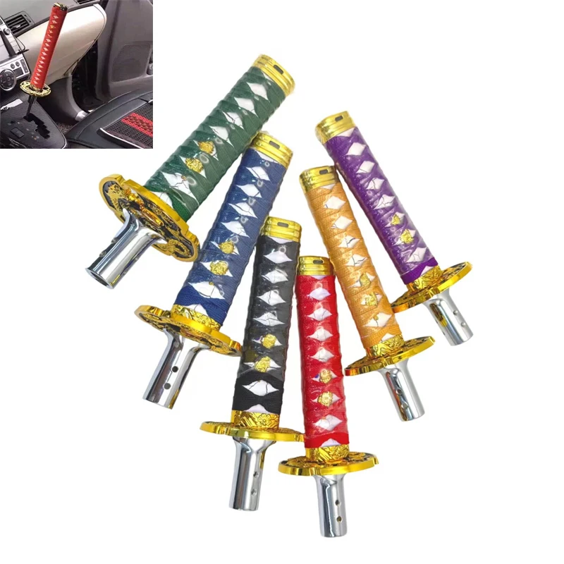 

Universal JDM Samurai Sword Shift Knob 260mm Samurai Knife Shift Knob with Adapter