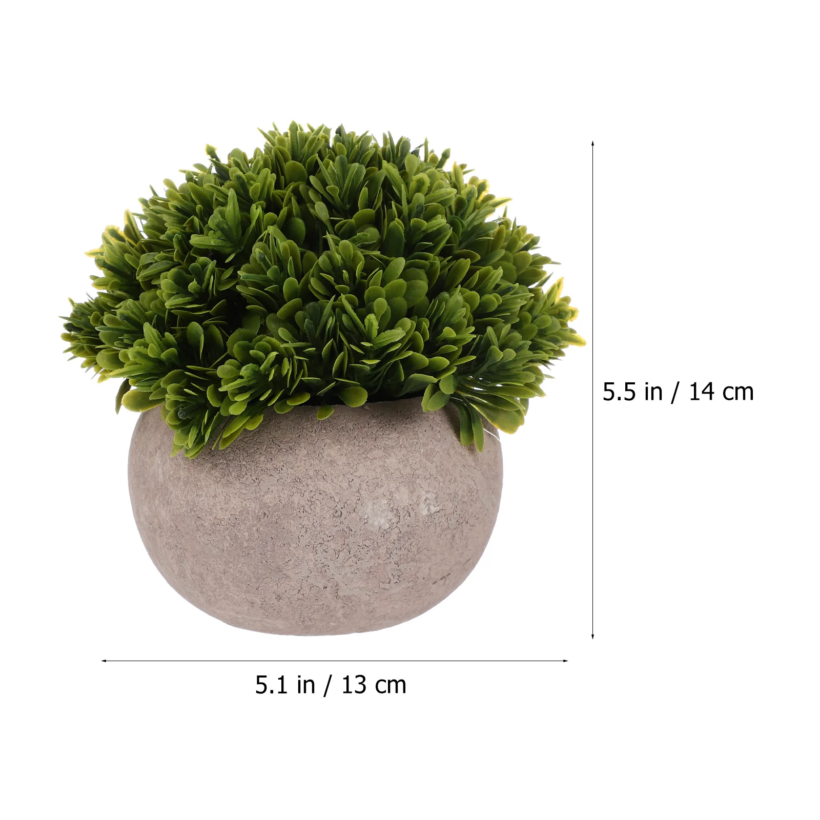 

3 pcs Mini Potted Faux Topiary Shrubs Artificial Plants For Home Office Decor Green Potted Fake Plant Small Greenery