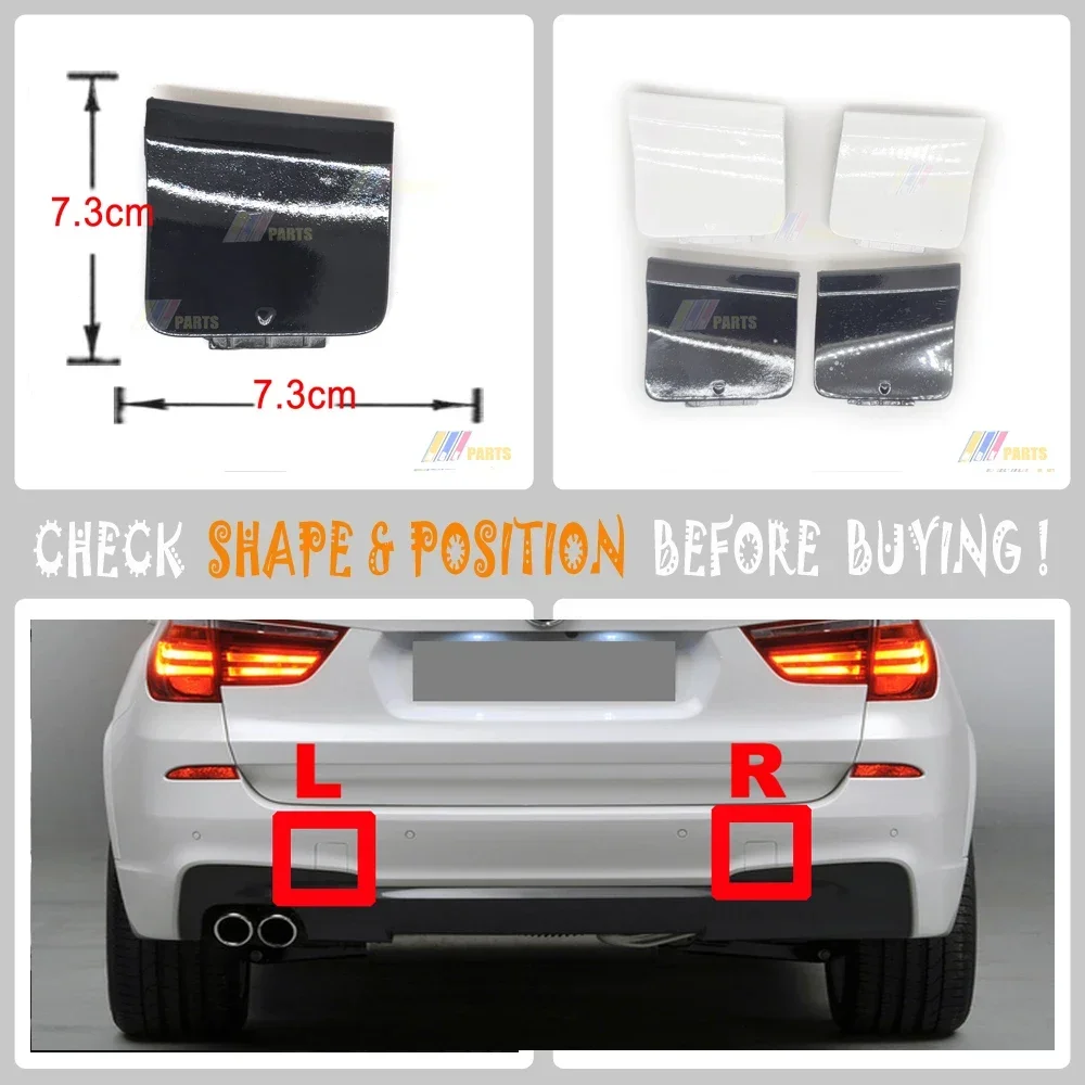 For 11-18 BMW X3 F25 M SPORT 18d 18i 20dX 20i 20iX 28iX 30dX 35dX 35iX xDrive sDrive SAV REAR TOW COVER  51128052112