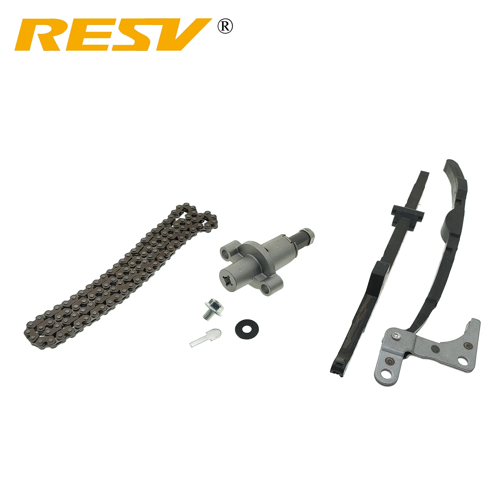 RESV 2*3 104L for Yamaha YBR250 XT250 Serow XG250 TRICKER FZ25 YS250 250 250CC Timing Chain Tensioner Stopper Guide Plate