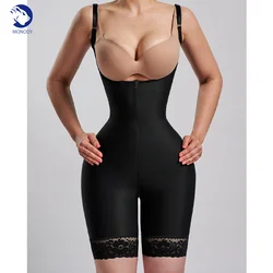 Fajas Reductoras Y Moldeadoras Mujer Tummy Control Shaper Zipper Open Bust Bodysuit Butt lifter Shapewear High Compression Faja