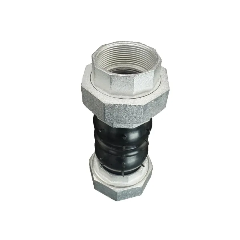 

New Design Union Type Flexible Pipe Fittings Screws DIN Standard Threaded Rubber Expansion Joint