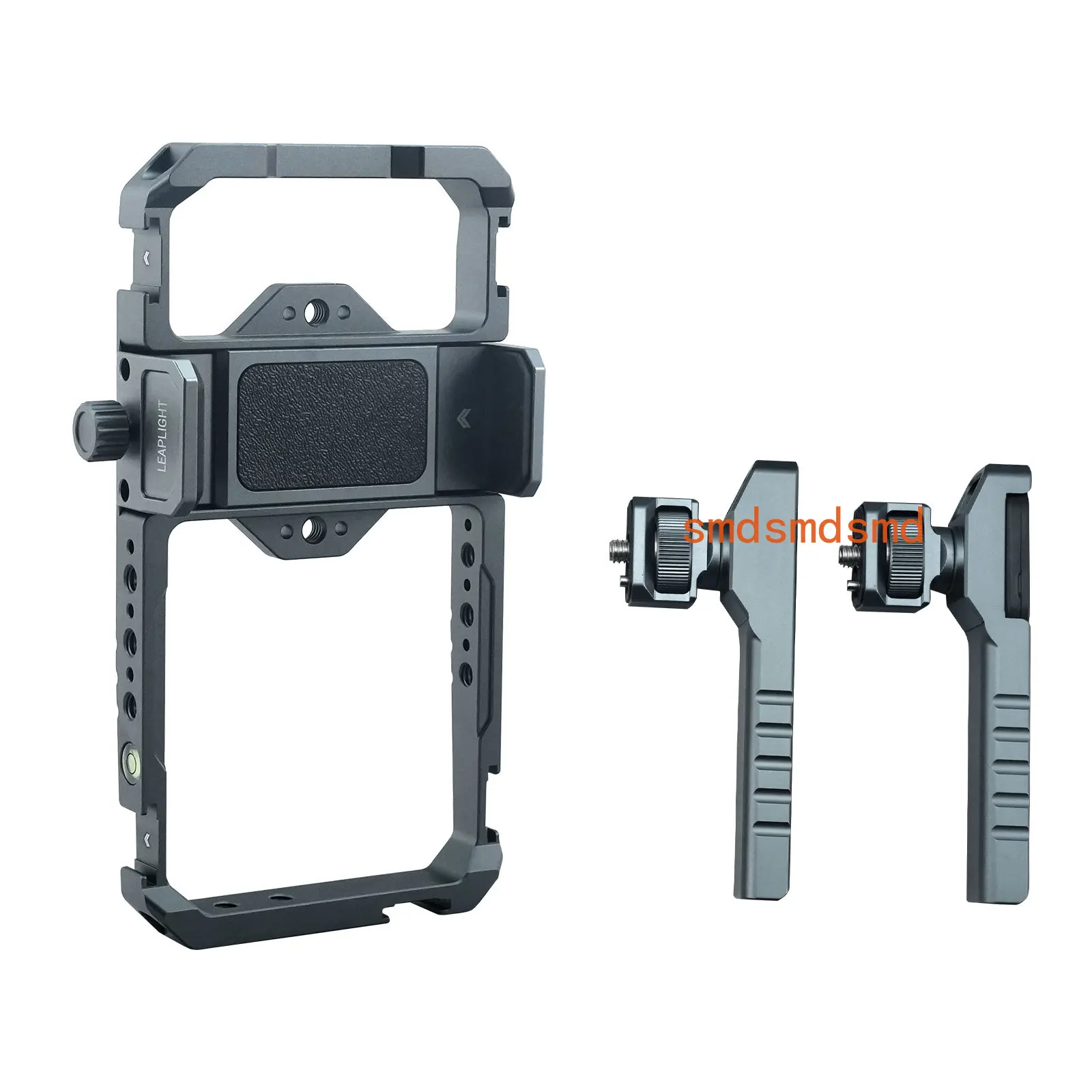 

Universal All Metal Phone Rig Cage with Dual Handles Phone Stabilizer Tripod Mount Bracket for Photography Vlog Video Recording