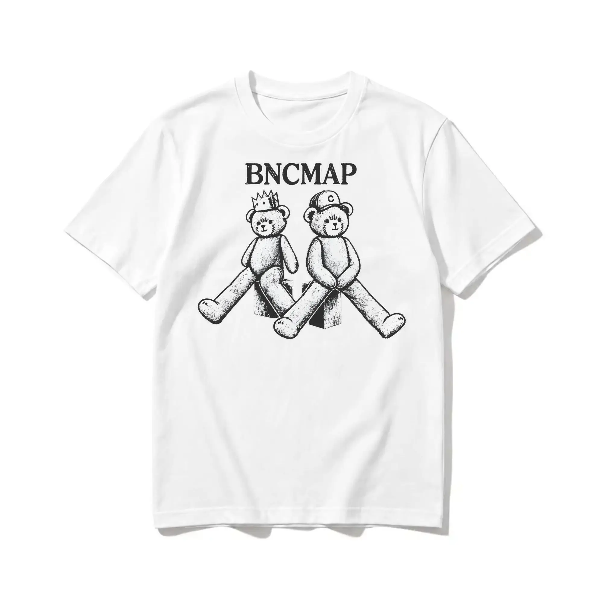 Men Women T-Shirts BNCMAP Bear Brooke & Connor Internet Culture Casual Cotton Tees Short Sleeve  T Shirt Crewneck Tops Party