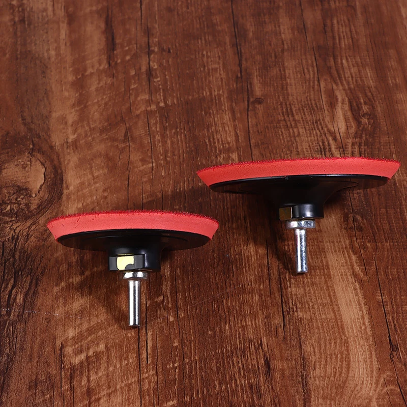 3/4/5 بوصة رغوة البلاستيك دعم الوسادة الرملي القرص الداعم الموضوع تلميع الرملي الداعم لوحة زاوية طاحونة ساندر