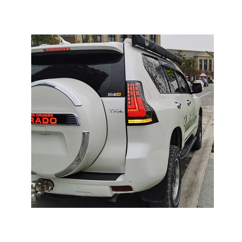 

Zhengwo Led Tail Lights For Lexus GX460/Toyota Prado Car Accessories 2010-2022 With Start Up Animation Rear Brake Light