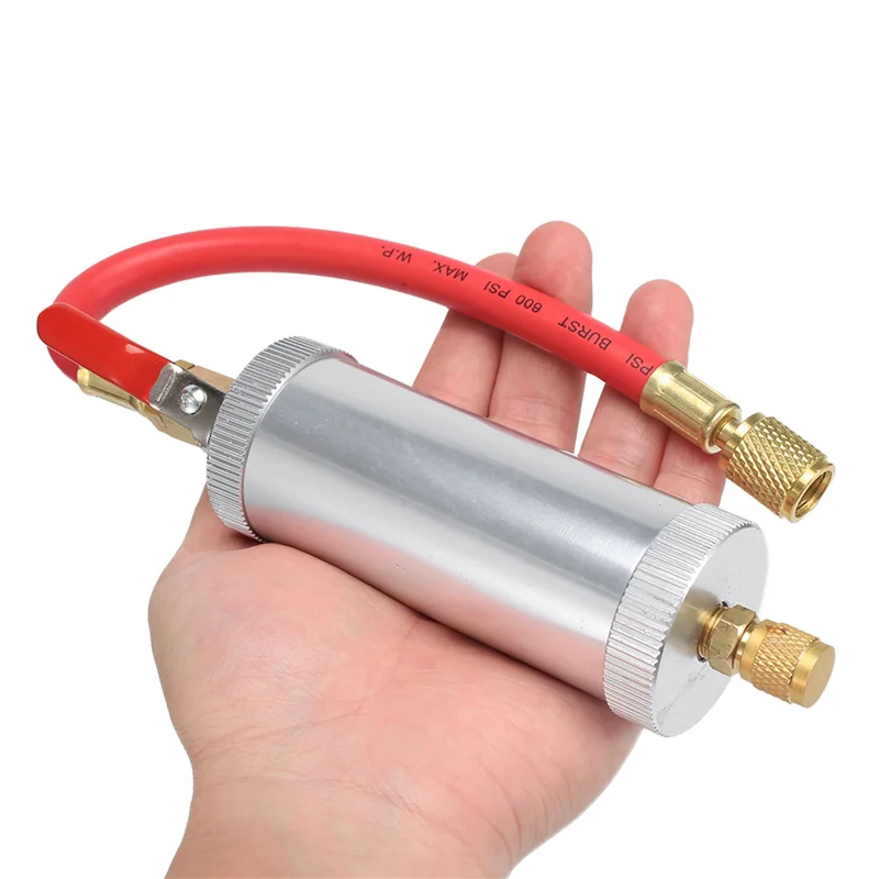 

COME Dye Injector Air Conditioning Car Oil Injection R12 R134A R22 Dye Injection 2 Ounce Pure Liquid Coolant Filler Tube
