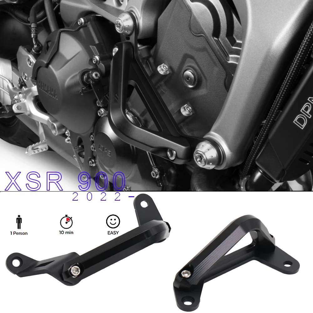 

New For Yamaha XSR 900 Motorcycle Parts Falling Engine Protetive Guard Cover Crash Bar Frame Protector Bumper XSR 900 2022 2023