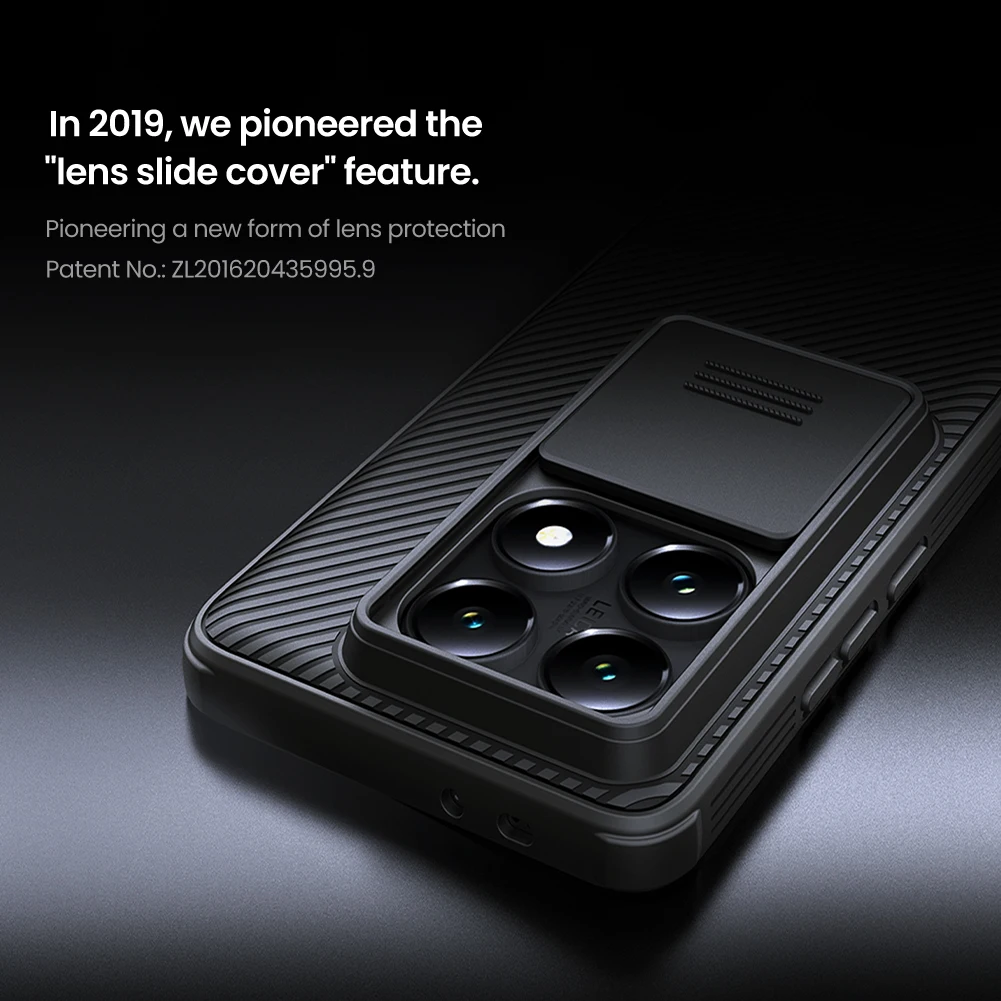 for Xiaomi Mi 14T / 14T Pro 5G Case Nillkin CamShield Slide Camera Cases Anti-Fingerprint Privacy Lens Protection Cover