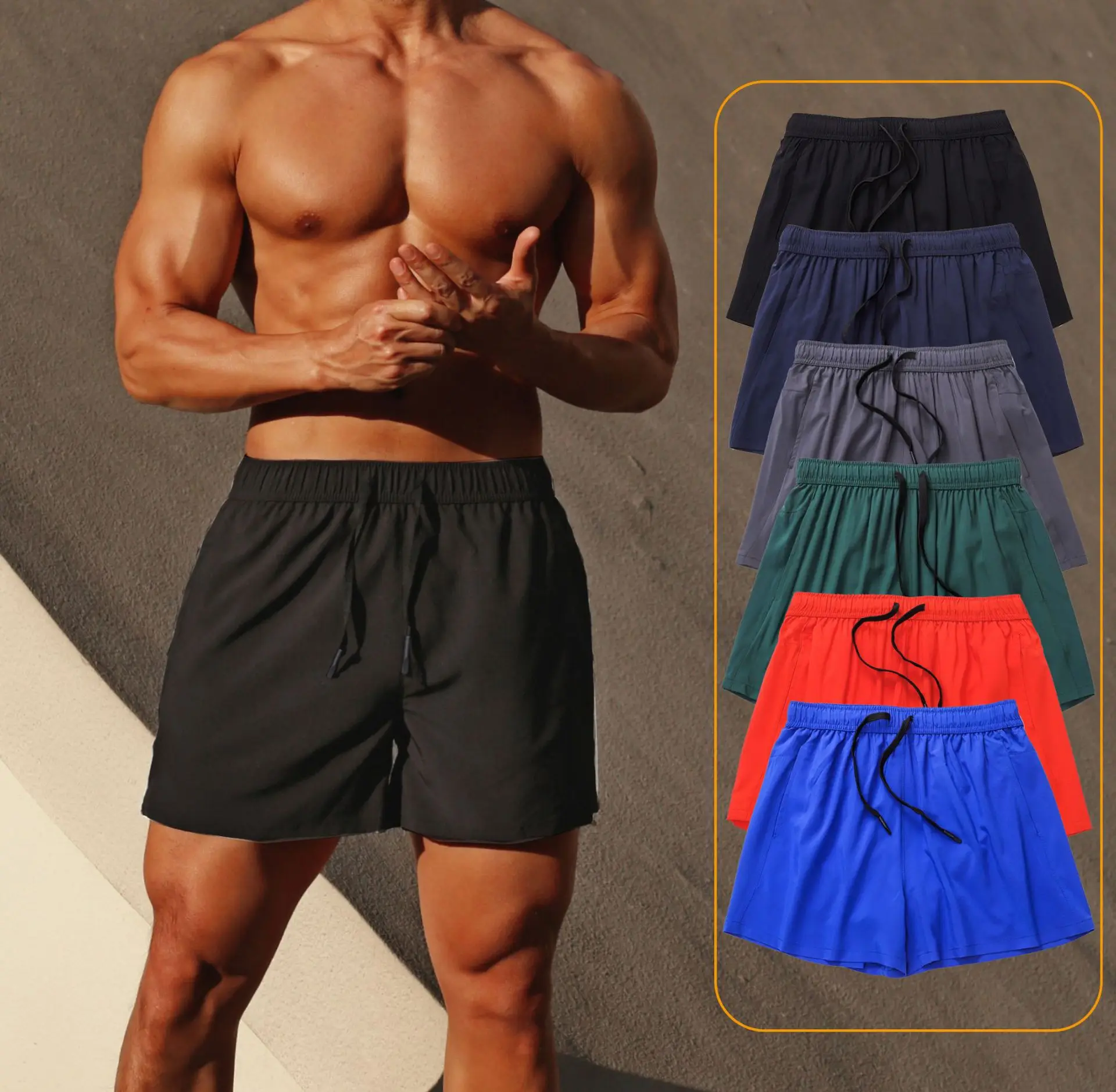 

Men Student Basketball Shorts Men's Sport Suits Gym For Soccer Exercise Jogging Hiking Running Fitness Board Beach Tight Pants 5