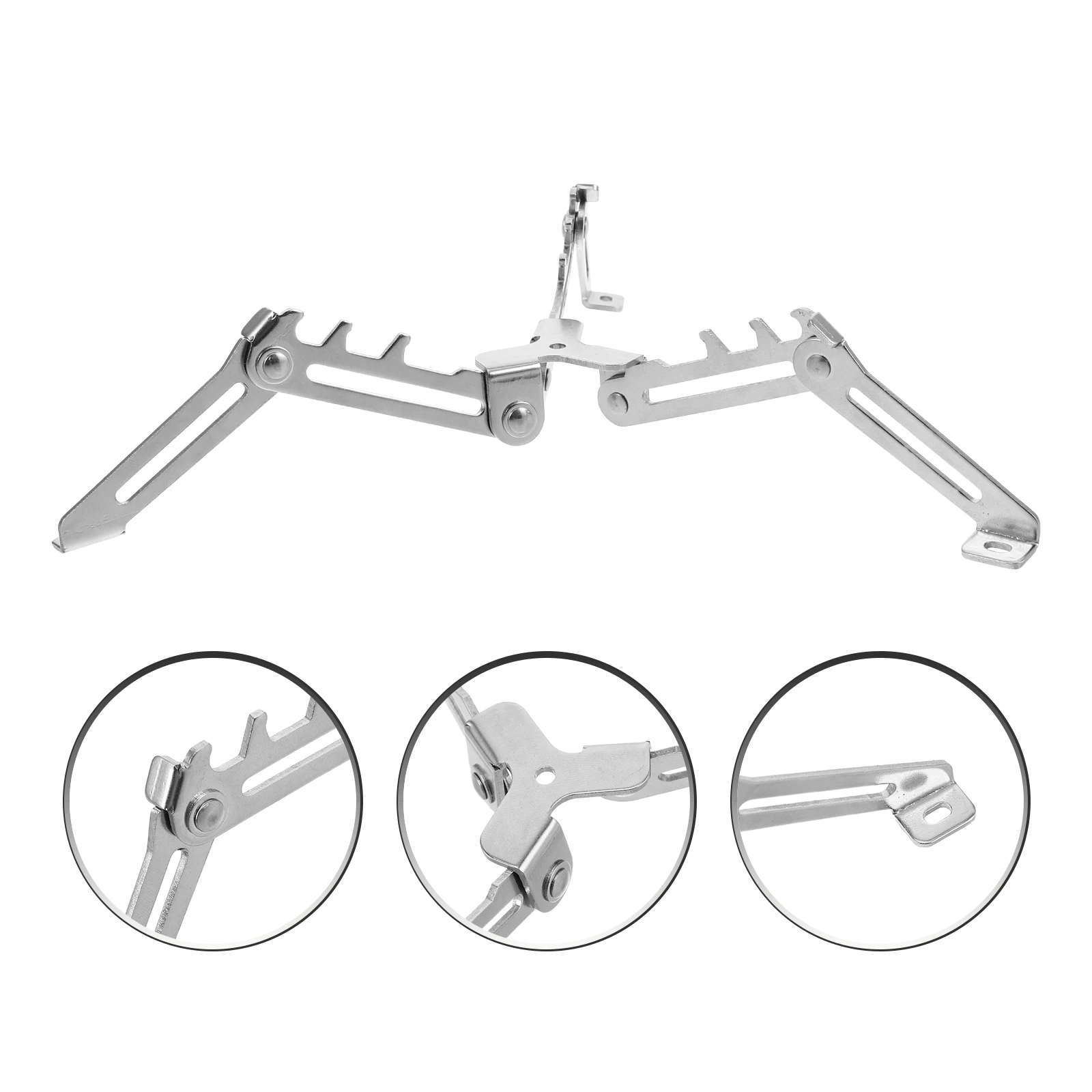 

Outdoor Gas Tank Bracket Cartridge Holder Wall-mounted Silver Camping Burner Stand