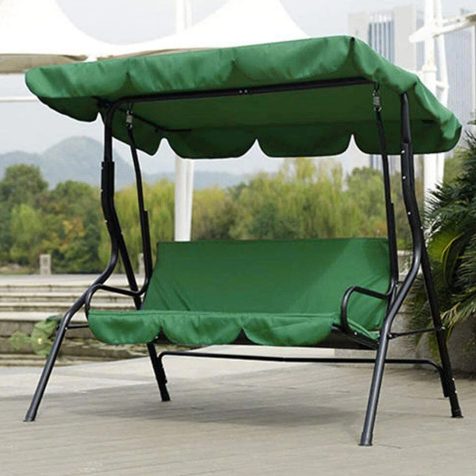 Portable Swing Chair Pad Wear-Resistant and Breathable Seat Cover for Patio Garden Yard Outdoor