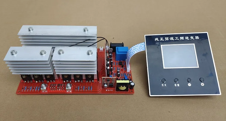 Imagem -03 - Display Lcd Poder Frequência Inversor Pcb Motherboard 12v a 48v Universal