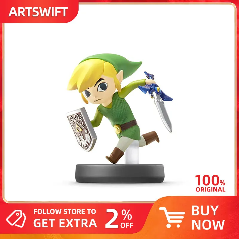 ARTSWIFT Outlet Store Figurine for BOTW - Toon Link Original NFC NS Asian Version Region Free Brand New In Stock