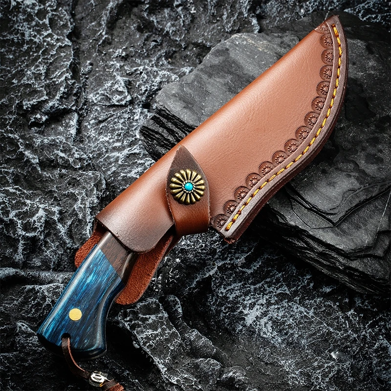 سكاكين خشبية منزلية، سكاكين فواكه، سكاكين مطبخ ستانلس ستيل، للطهي وسكاكين الشواء للتخييم في الهواء الطلق #4