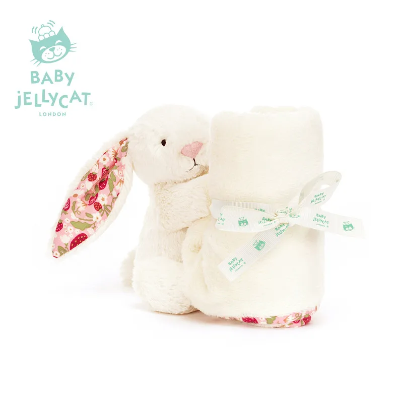 

Оригинальный плюшевый зайчик Jellycat Bree Floral Bunny из Великобритании, супермягкая игрушка-комфортер для новорожденных, успокаивающая игрушка для сна, прекрасный подарок для младенцев