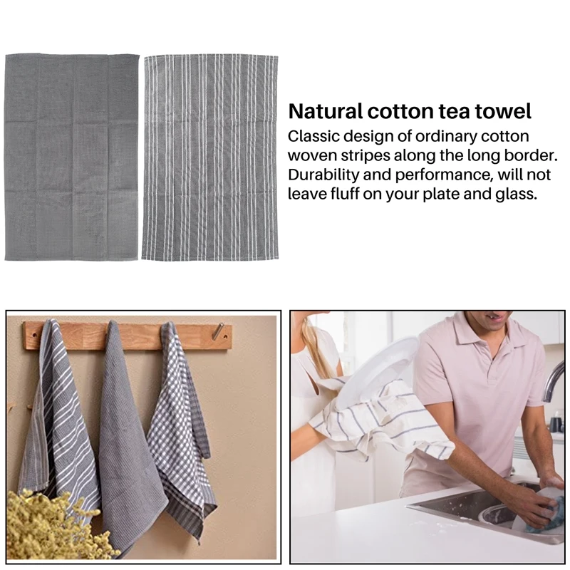 Towels 1 Natural Cotton The Best Tea Towels Dish Cloth Absorbent