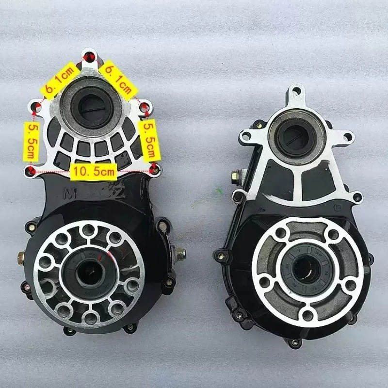 5-hole 16-tooth 18-tooth Split Motor Differential Assembly with High and Low Gearboxes for Electric Tricycles