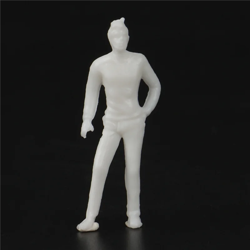 ABWE-1:50 figurines blanches modèle Architectural échelle humaine modèle HO peuples en plastique, 200 pièces