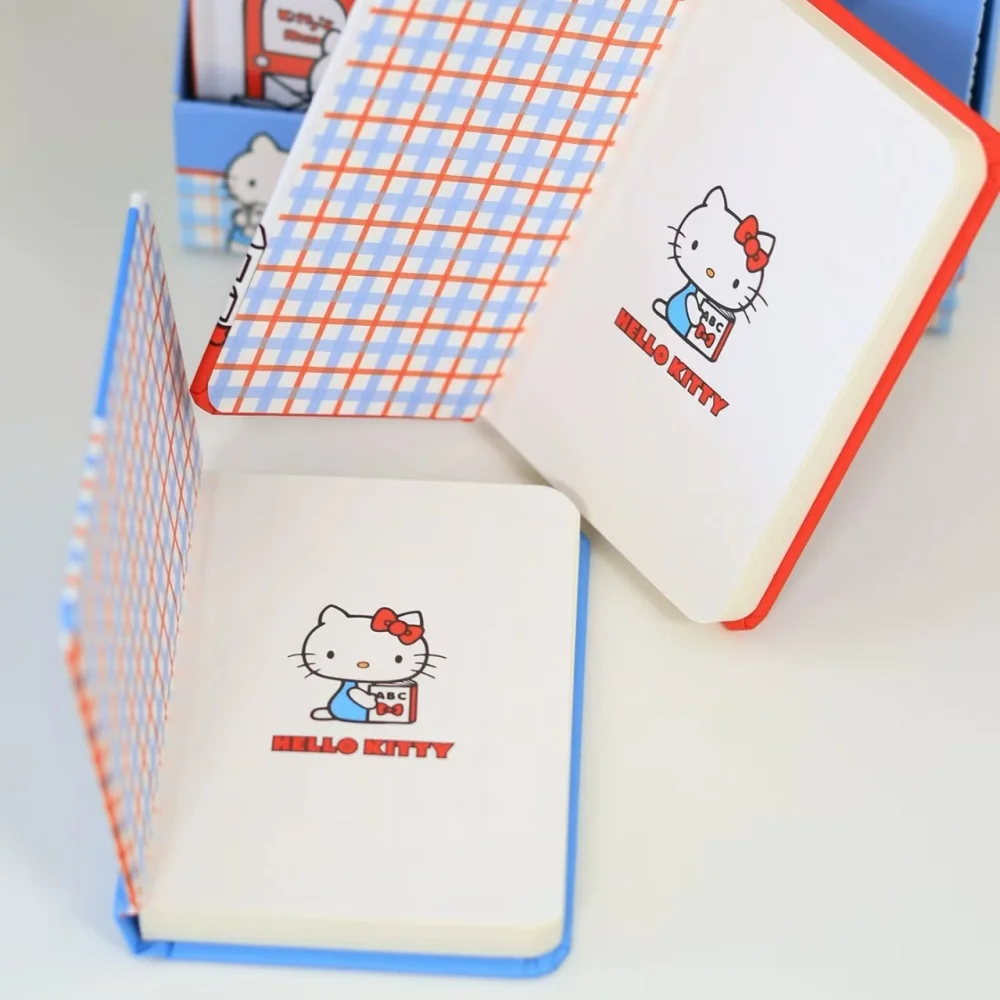 حقيقي سانريو مرحبا كيتي A7 دفتر بغلاف مقوى Kawaii طالب المحمولة مخطط المعلم مكتب لوازم مكتبية هدايا الفتيات #5