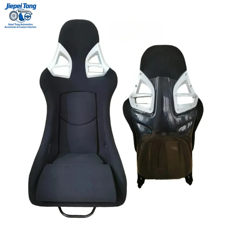 

Universal Slider Black Fiberglass Bucket Racing Seat