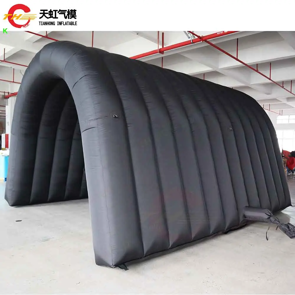 Fast Ship Colorful Inflatable Tunnel Tent with Blower Air Blow Up Inflatable Lawn Tent for Party Events