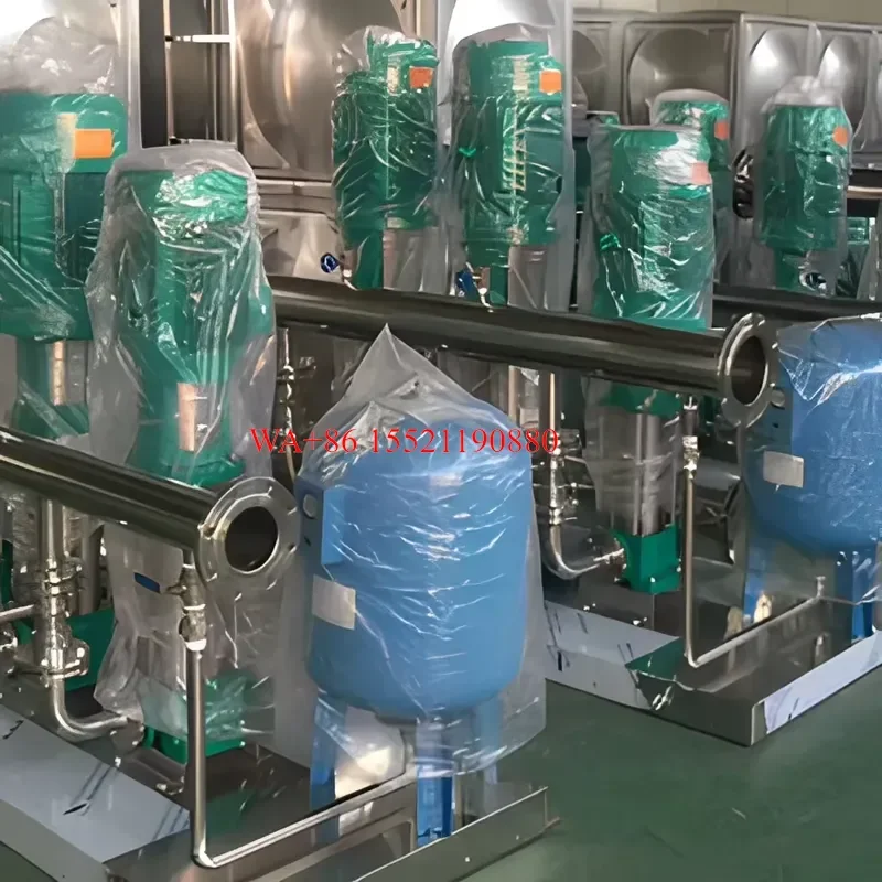 WMWMNU Intelligent Full Frequency Conversion Booster Water Pump System Constant Pressure Water Supply for Hotel Commercial