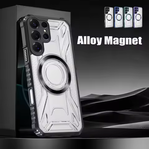 Alloy Magnet for Magsafe Case for Samsung Galaxy S25 S24 S23 Ultra Plus S22 S21 FE A05 A32 A15 A34 A24 A25 A06 A16 A26 A35 A55