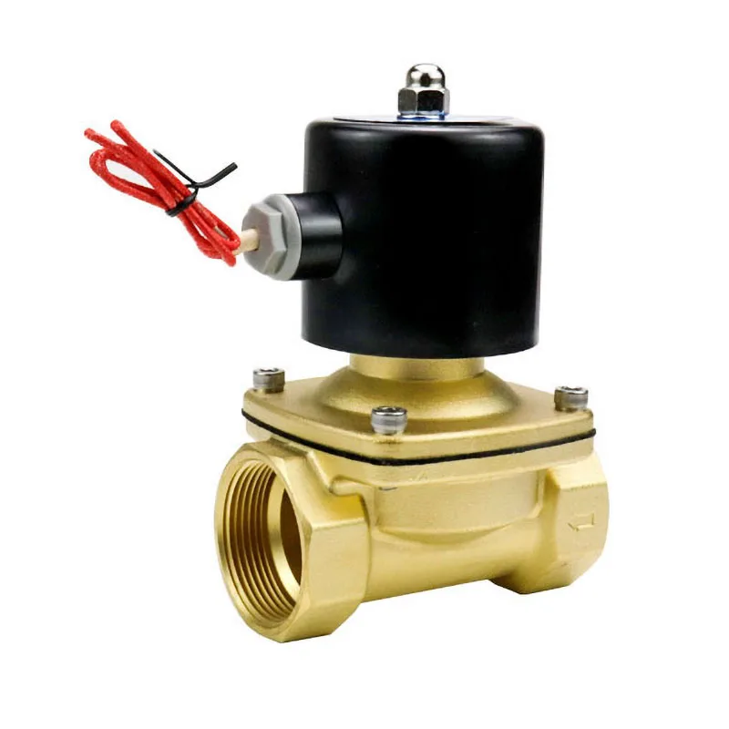 1-1/2'' Normally Closed Brass Solenoid Valve 24V 12V 220V 110V Water/Gas Solenoid Valves