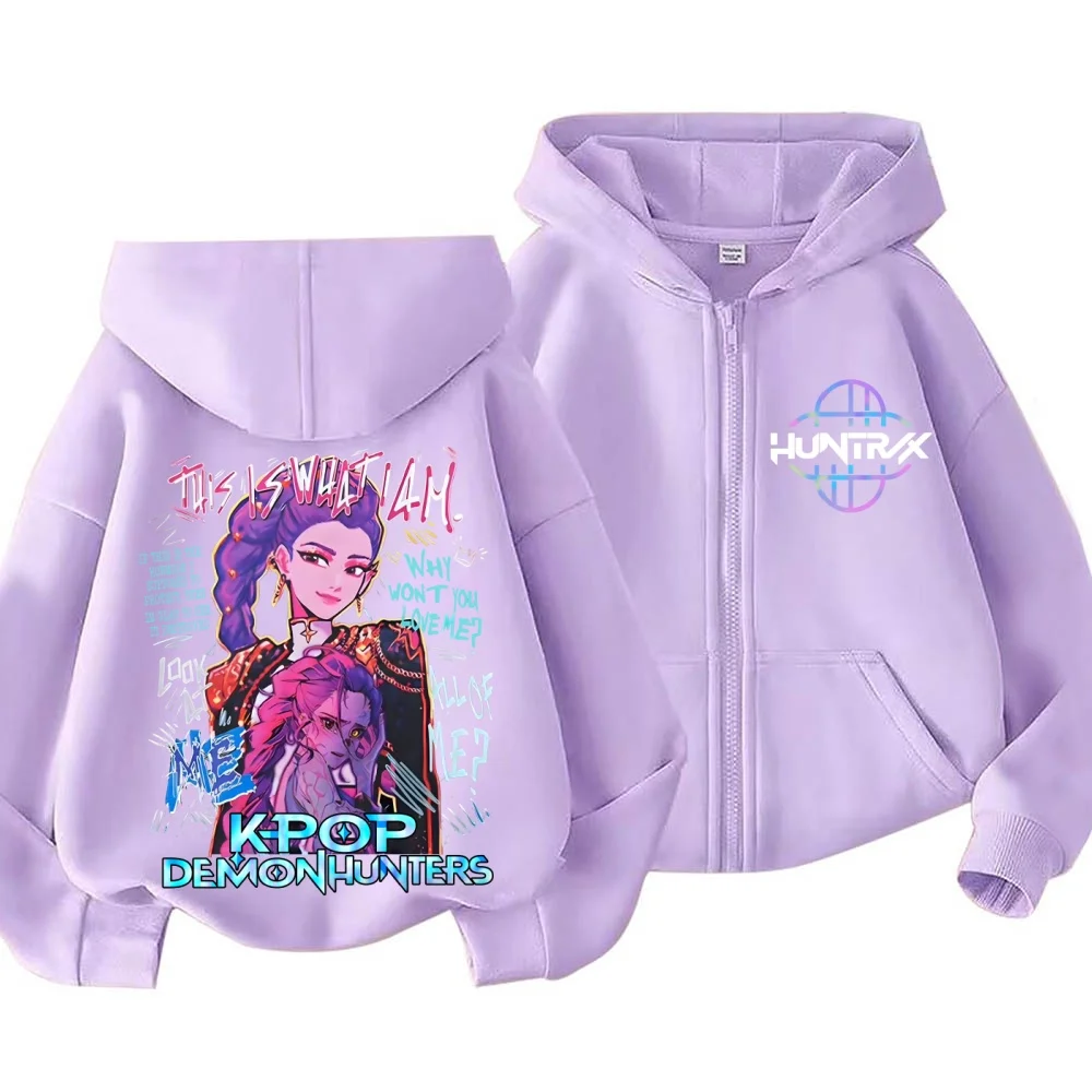 

Детская толстовка с капюшоном в стиле аниме Kpop «Охотники на демонов» для мальчиков и девочек, одежда из мультфильмов, подарок на Хэллоуин, мягкая повседневная толстовка ​