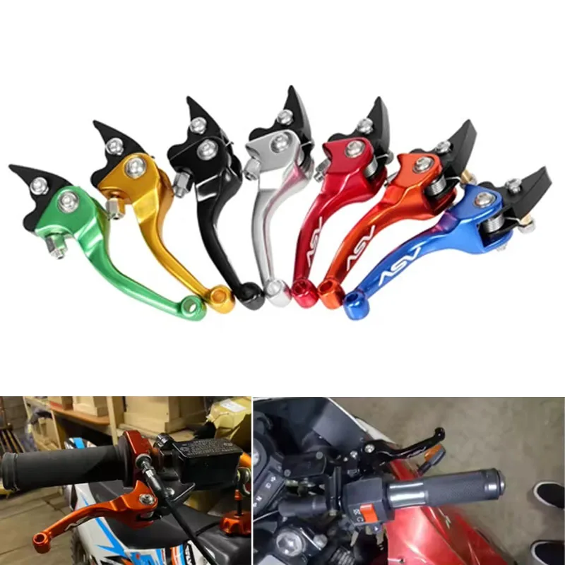 

Dirt Bike Strength ASV Brake Clutch Levers Accessories CNC Aluminium Universal for Honda Yamaha Suzuki Triumph Benelli Ducati