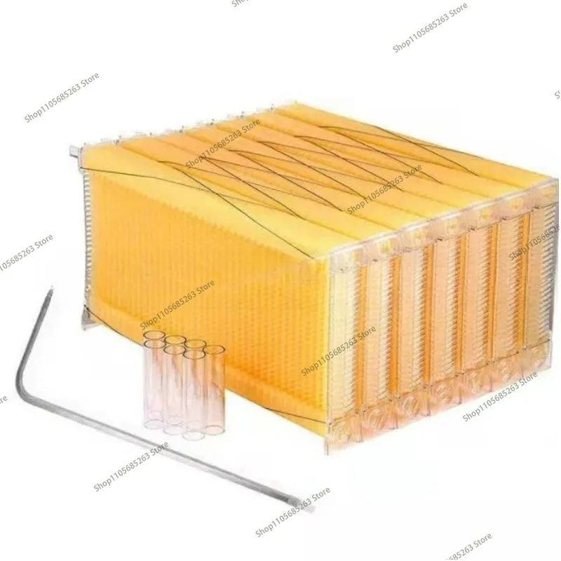 Automatic honey collection, Italian bee plastic self-flowing honey nest frame nest foundation in the honey box
