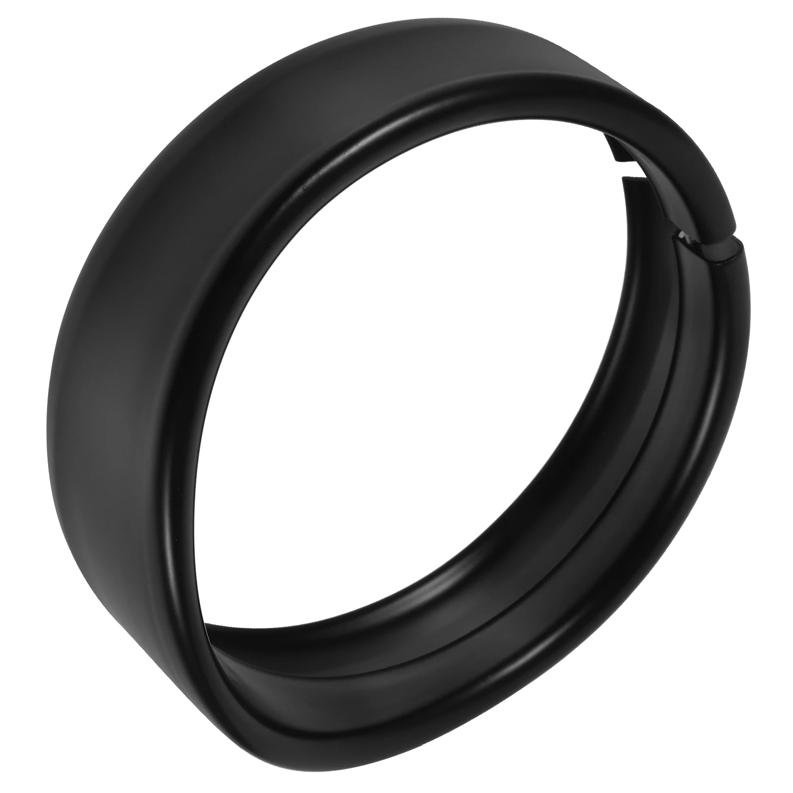 

Hat Brim Lamp Cover 5.75 Black Motorcycle Headlight Trim Ring Lightweight Easy Installation Accessories Decorative Metal