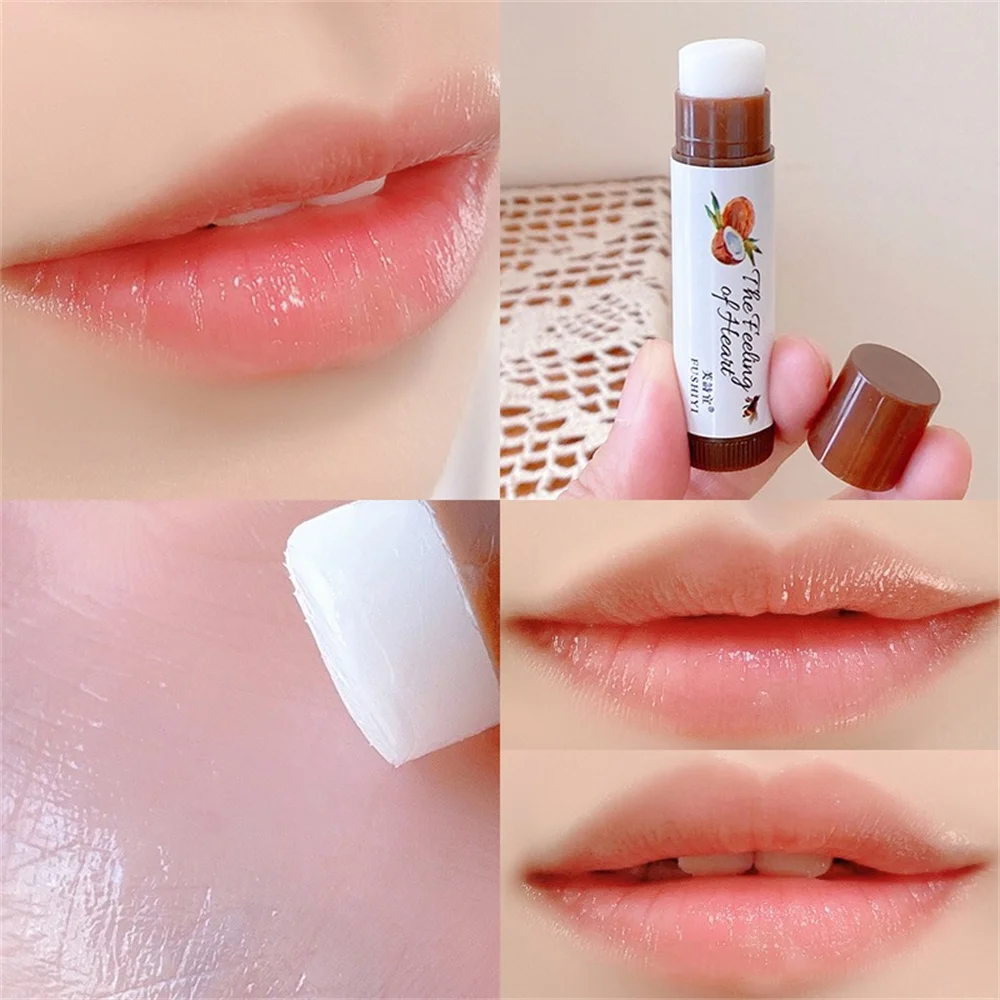 No Lip Lines Base Lip Balm Make-up Moisturizing Lip Balm 4.5g Lip Balm White. Japanese Lip Balm Lip Care Colored Lip Balm Fruity