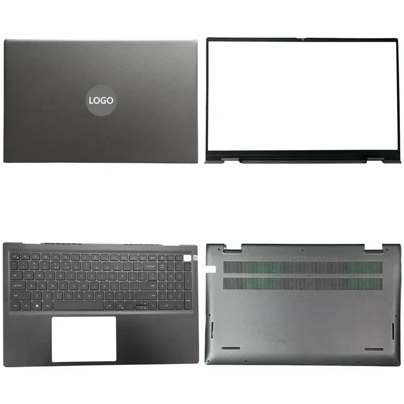 New Laptop Case For Dell Vostro 5510 5515 V5510 V5515 LCD Back Cover Front Bezel Upper Palmrest Bottom Base Case Keyboard Hinges