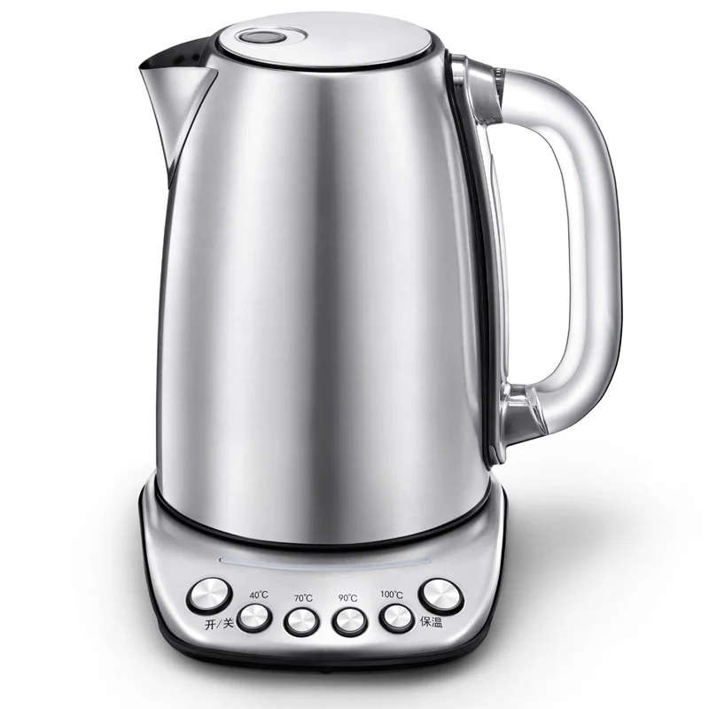 Temperature controlled electric hot water kettle constant temperature preservation 1.7L cold metal air large capacity