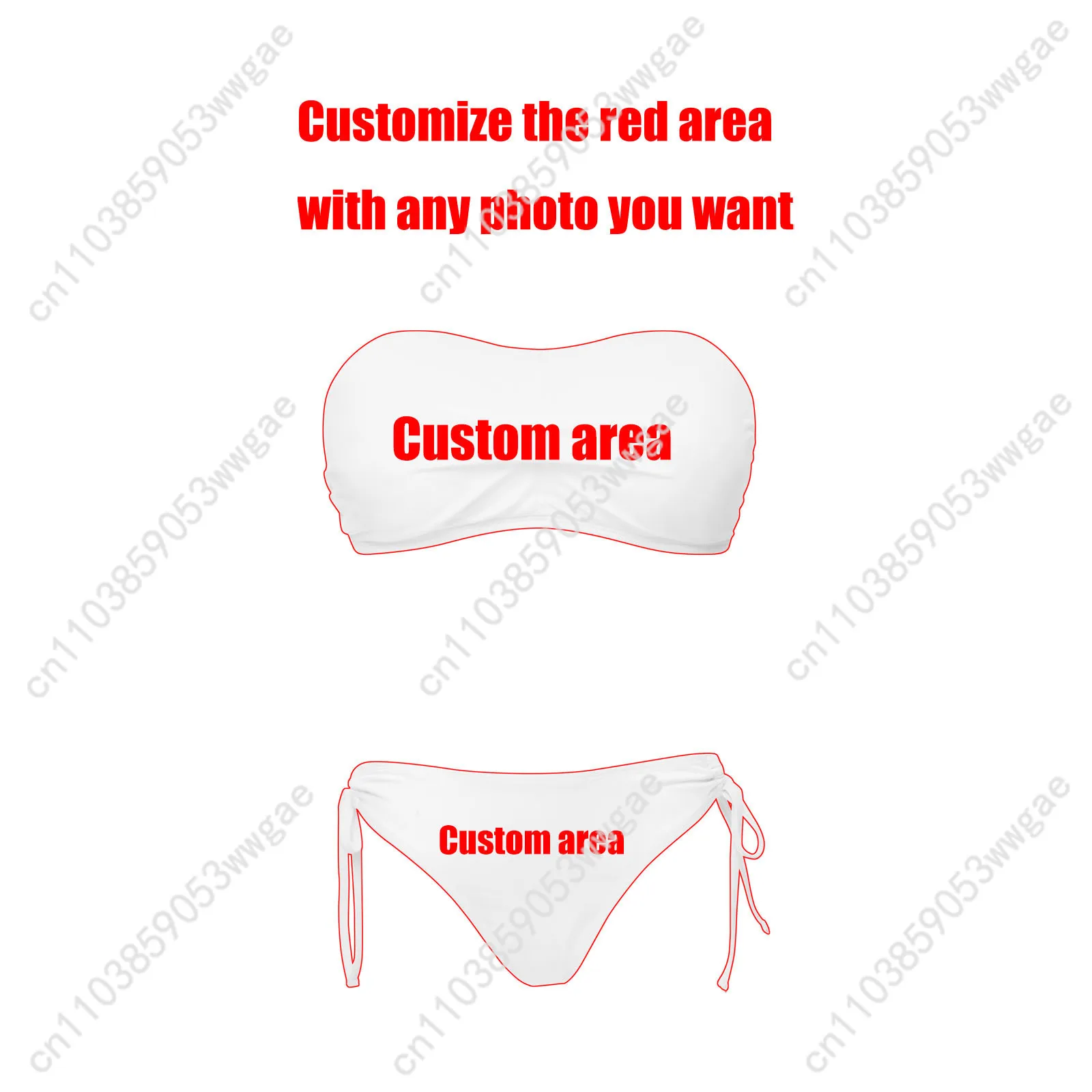 Tokyo Ghoul Swimsuit Womens Drawstring Two Piece Set Bathing Suit Personalized Swimwear Pool Beach Bikini Customized Beachwears