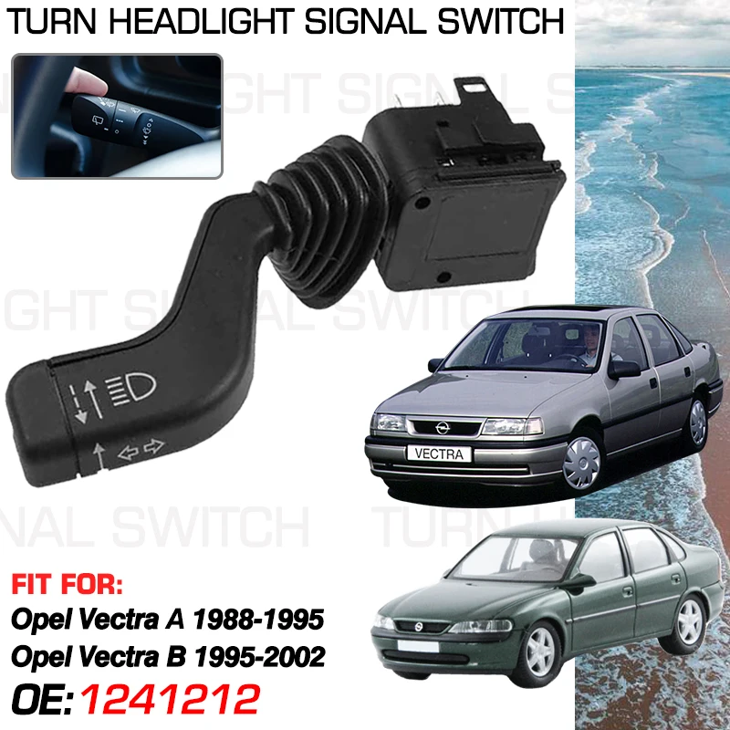 Car Headlight Stalk Switch For Chevrolet Opel Vectra A 1988-1995 Vauxhall Opel Vectra B 1995-2002 Part 1241212 09181010 82200117