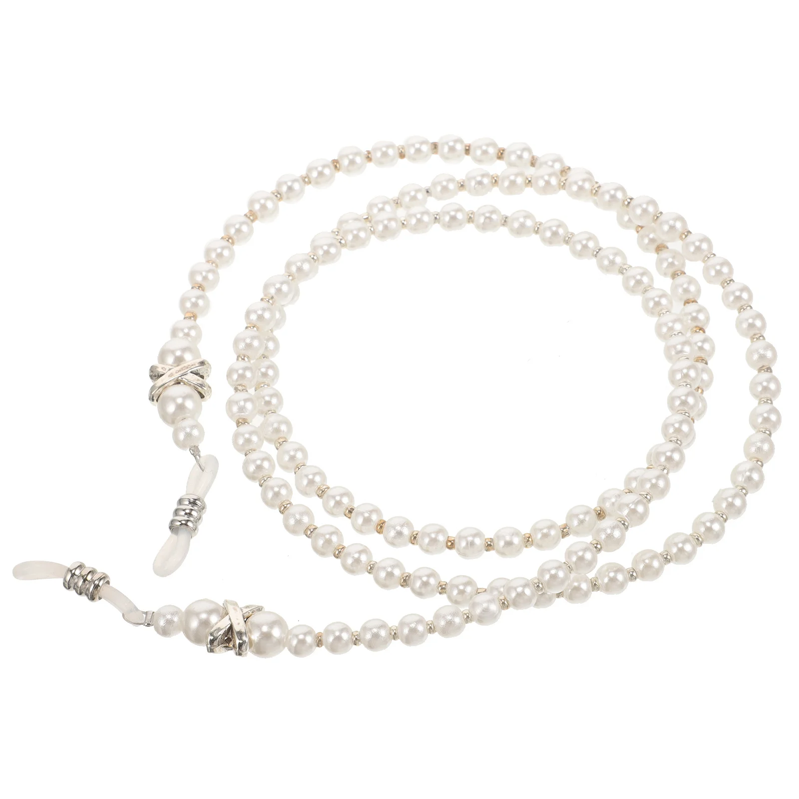 

Eyeglass Chain Beaded Imitation Pearl Sunglasses Lanyard Stylish Glasses Strap Necklace Holder for Women Eyeglass