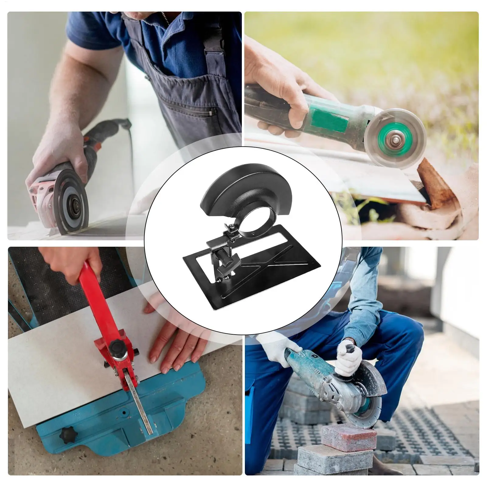 Angle Grinder Stand Set Adjustable Protective Shield Tool Kit Cutter Holder For Enthusiasts Professionals Construction Sites