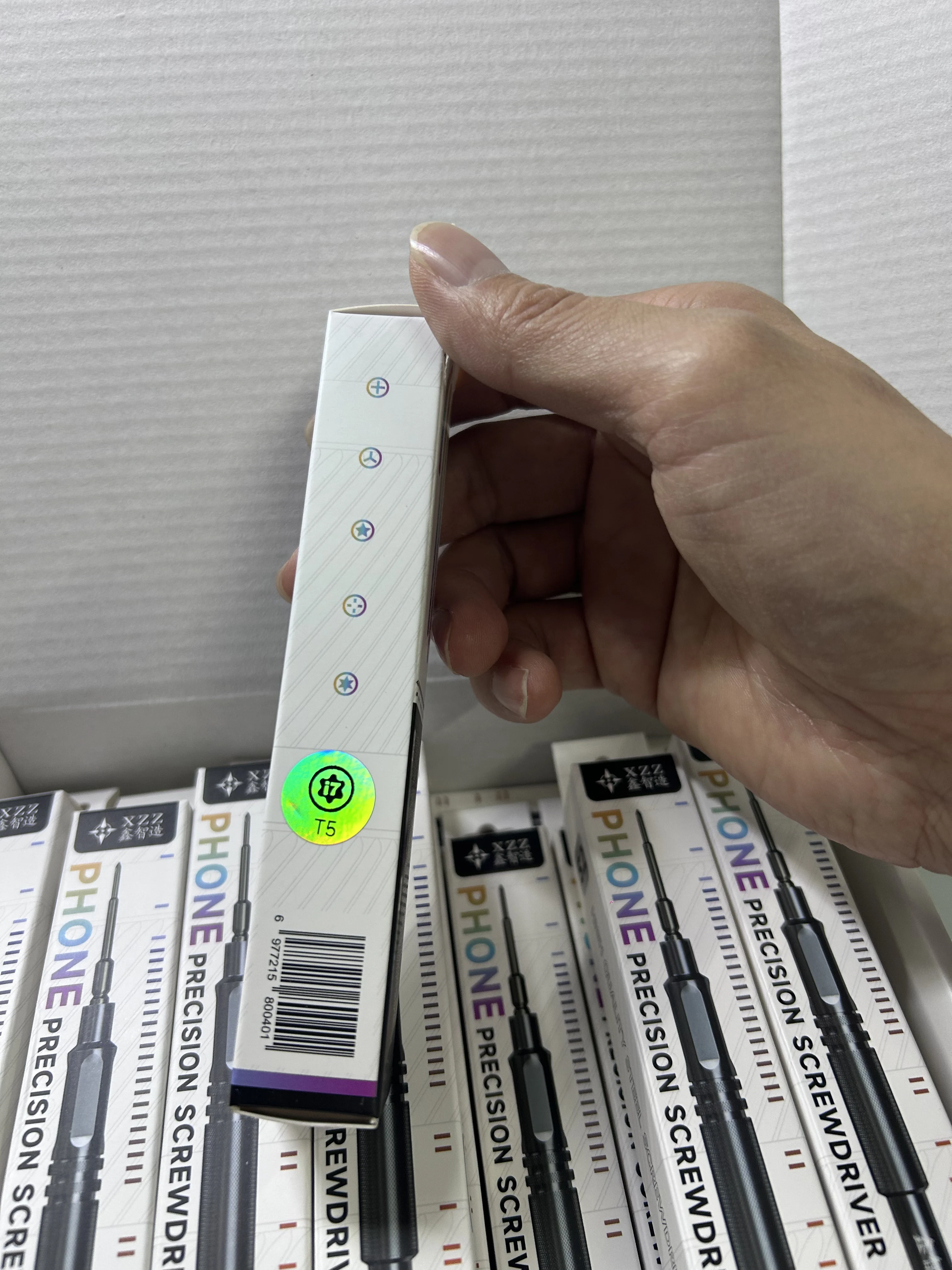 XZZ T5 مفك برغي دقيق i7 مجموعة أدوات آيفون 17 سلسلة الذيل التوصيل مفك مغناطيسي قوي الهواتف المحمولة PCB إصلاح