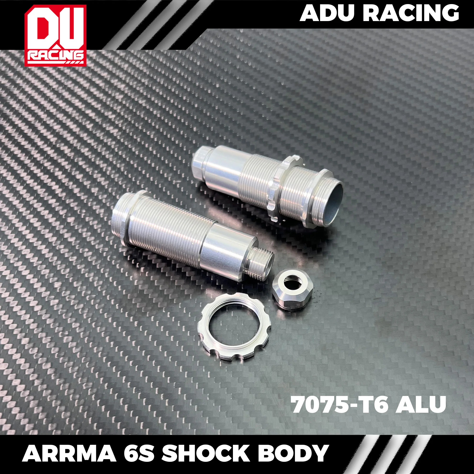 ADU RACING 7075-T6 ALU SHOCK BODY COLLAR LOWER CAP FOR ARRMA 6S KRATON OUTCAST MOJAVE TYPHON LIMITLESS INFRACTION FELONY