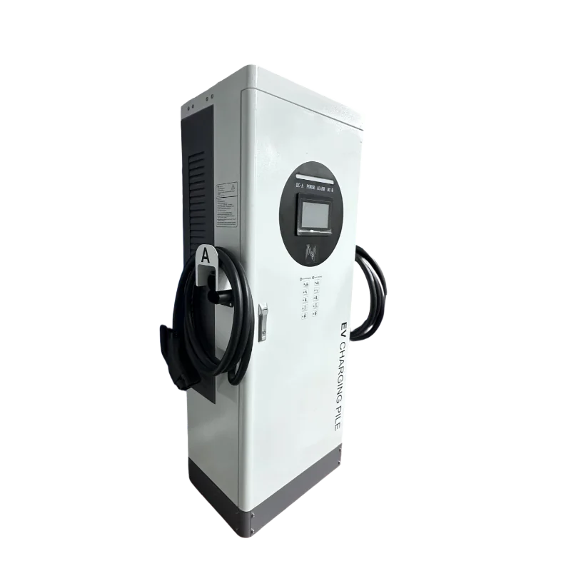New Shenzhen Huinengzhi Electric Car Charging Station 120kw DC Output 380V Input GBT Interface EU Floor-Mounted